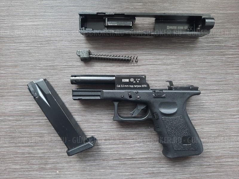 Сигнальный пистолет модель G17-S KURS (Glock 17) патрон 10 ТК