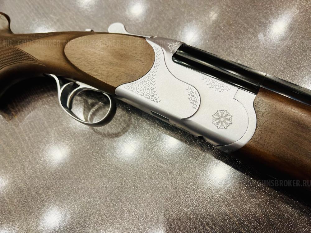 HUGLU 103 DE SILVER Sap кал.12x76, 710мм, О/U, 1С, эжектор, 5СМЧ, кейс (НОВОЕ)