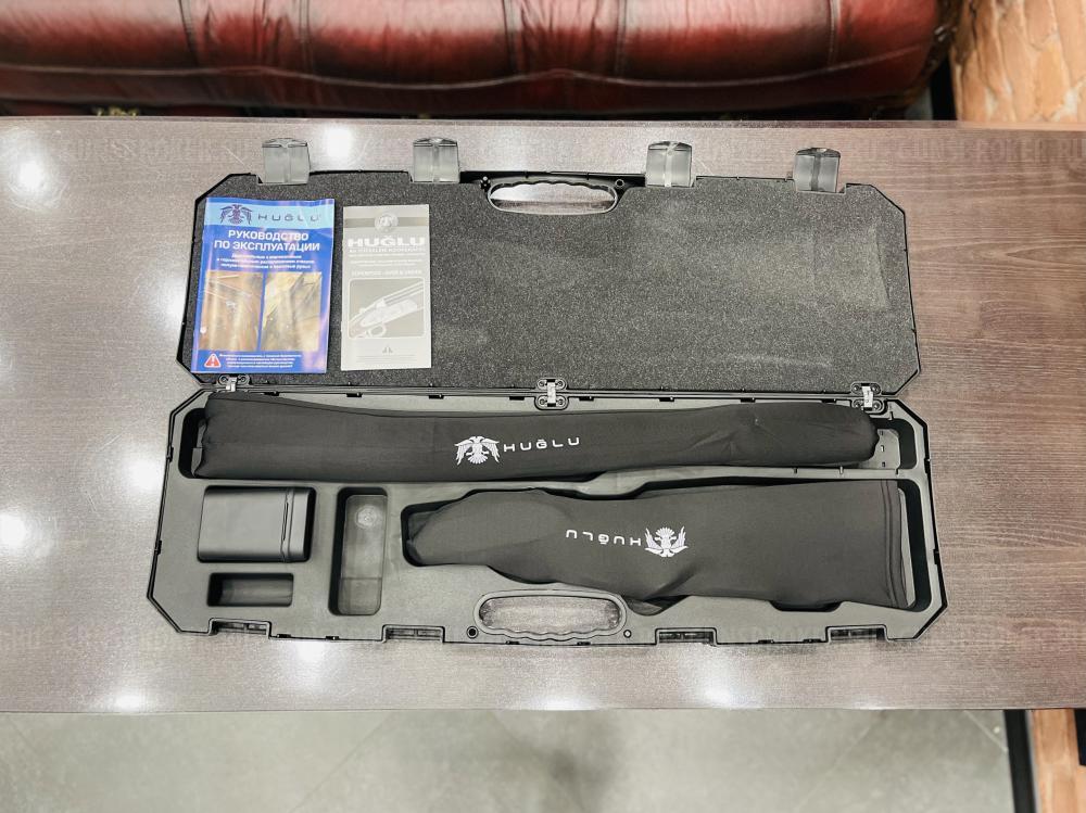 HUGLU 103 DE SILVER Sap кал.12x76, 710мм, О/U, 1С, эжектор, 5СМЧ, кейс (НОВОЕ)
