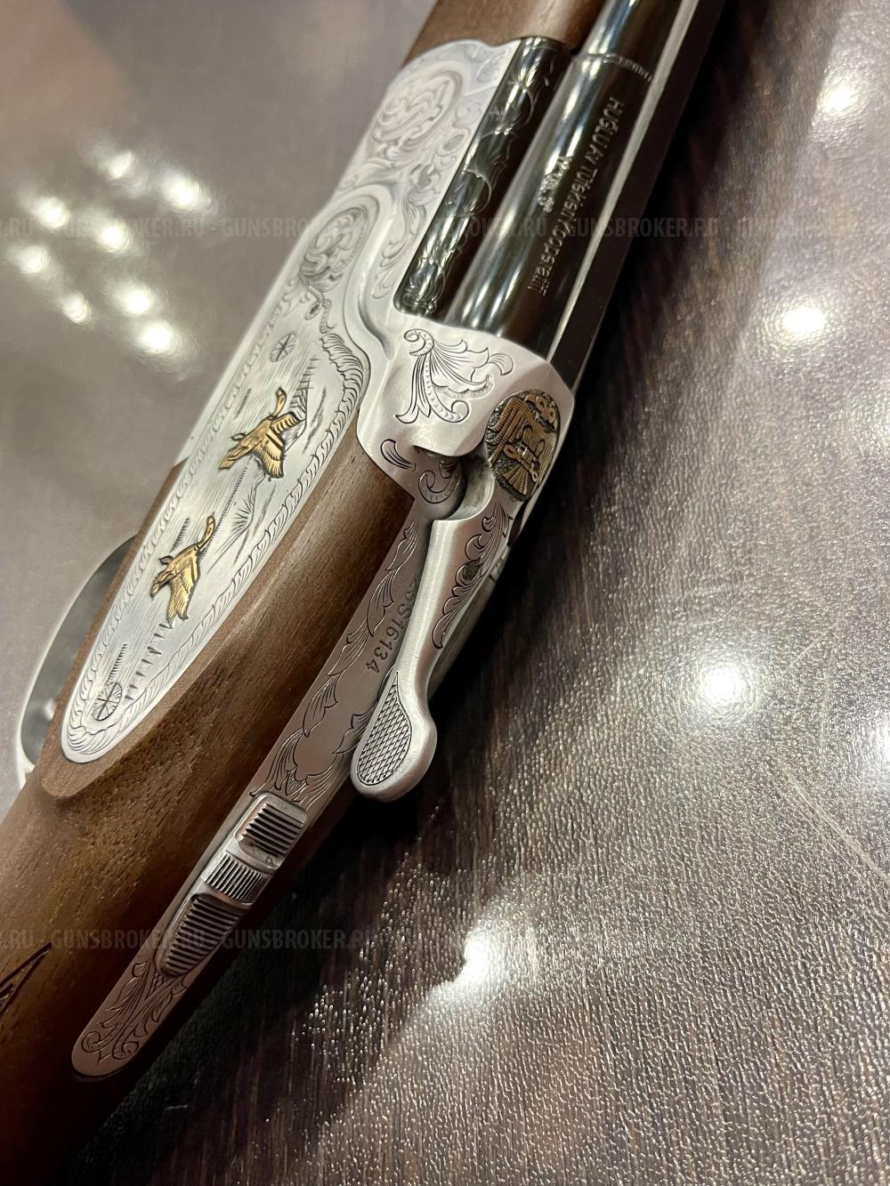 HUGLU 103F (FE) GR4 SAP 12х76 L-760, O/U, 1С,пропитка, эжектор, 5 сменных чоков,кейс 