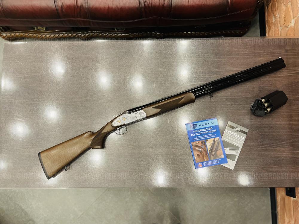 HUGLU 103F (FE) GR4 SAP 12х76 L-760, O/U, 1С,пропитка, эжектор, 5 сменных чоков,кейс 