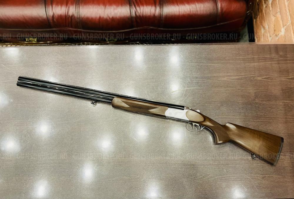 HUGLU 104 AE Silver/Black к.12x76, 760мм, О/U, 2С, эжектор, 5СМЧ, кейс