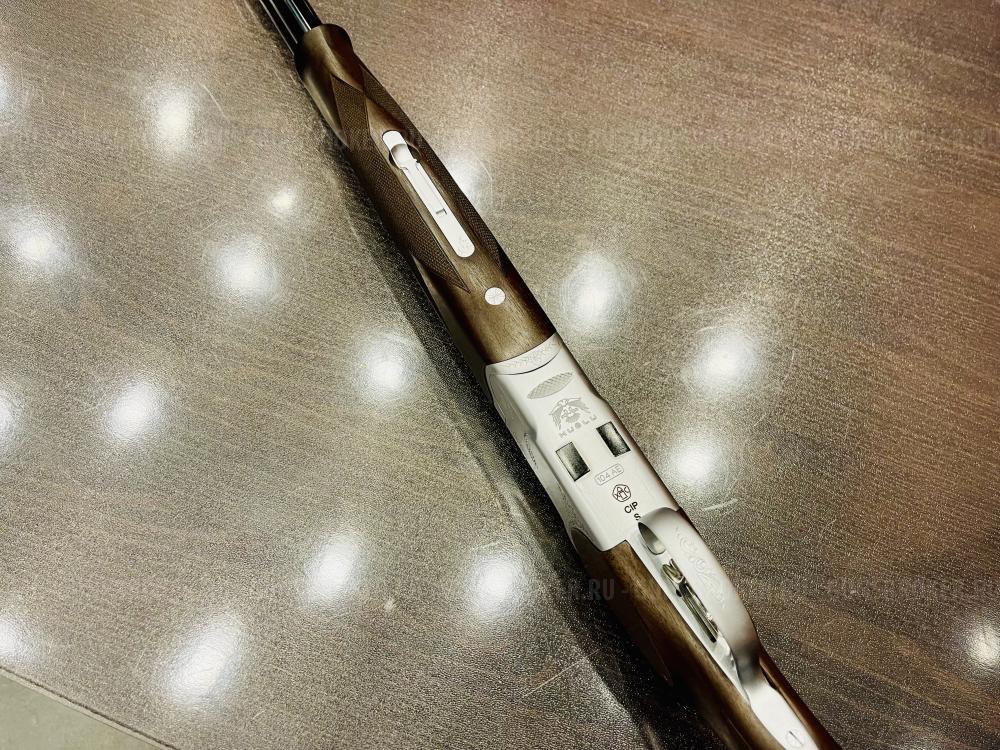 HUGLU 104 AE Silver/Black к.12x76, 760мм, О/U, 2С, эжектор, 5СМЧ, кейс