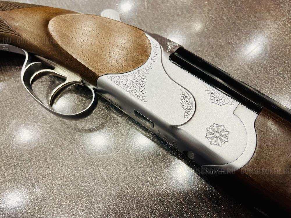 HUGLU 104 AE Silver/Black к.12x76, 760мм, О/U, 2С, эжектор, 5СМЧ, кейс