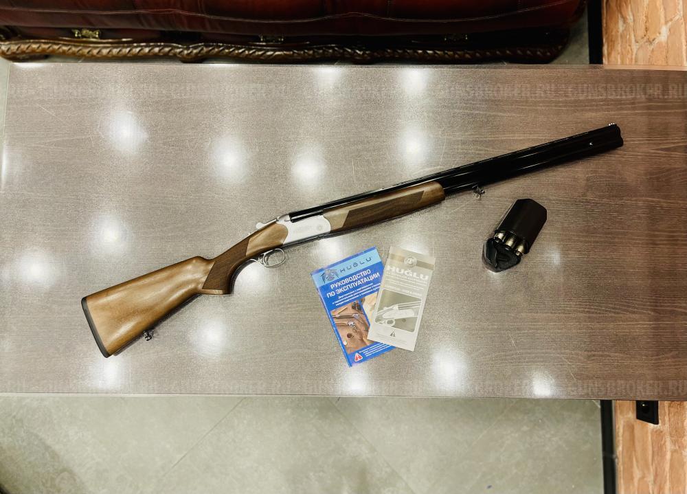 HUGLU HAWK Sap 12x76, О/U, 1C, экстрактор , 5 см.ч (НОВОЕ) 