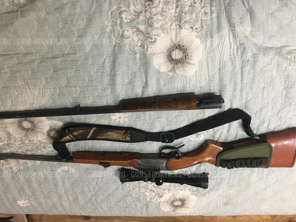 ИЖ 18 МН 7.62х54 + гладкий ствол 16х70