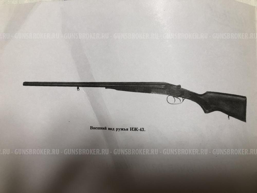 ИЖ-43 охотничье ружье
