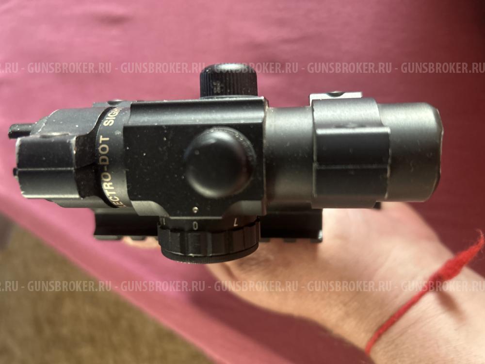 Калиматорный прицел с планкой