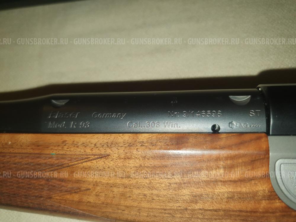 карабин  Blaser R93 с двумя сменными стволами (308Win + доп ствол  калибр  .223 Rem