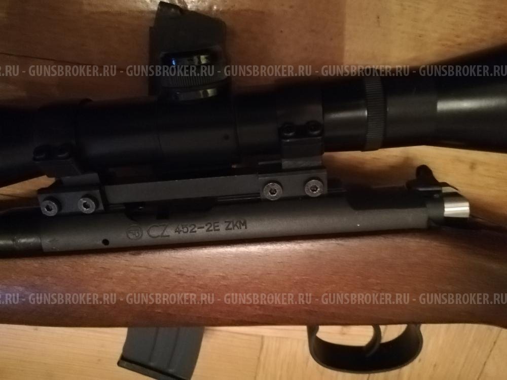 Карабин CZ-452-2Е ZKM  LR22 Made in CZECH REPUBLIC