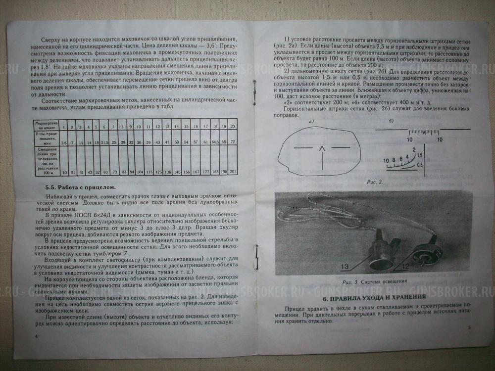 Прицел оптический ПОСП 6х24