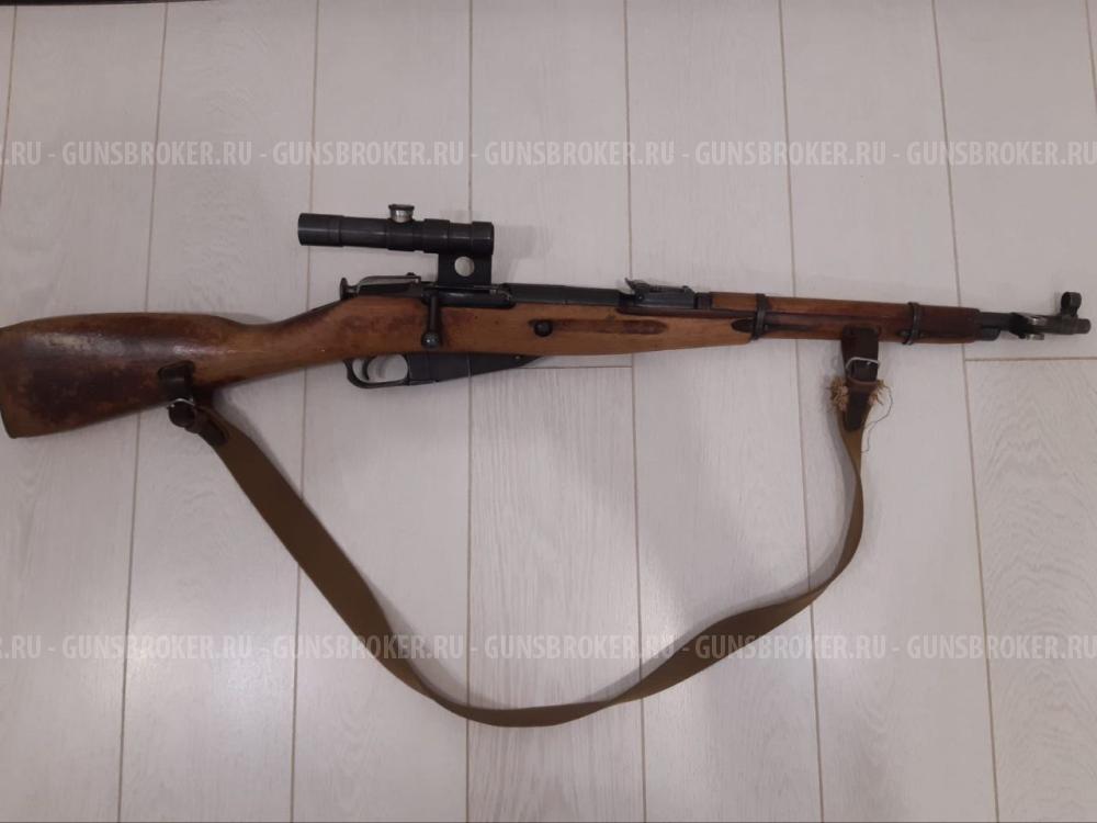 Карабин КО44 с оптическим прицелом ПУ-1