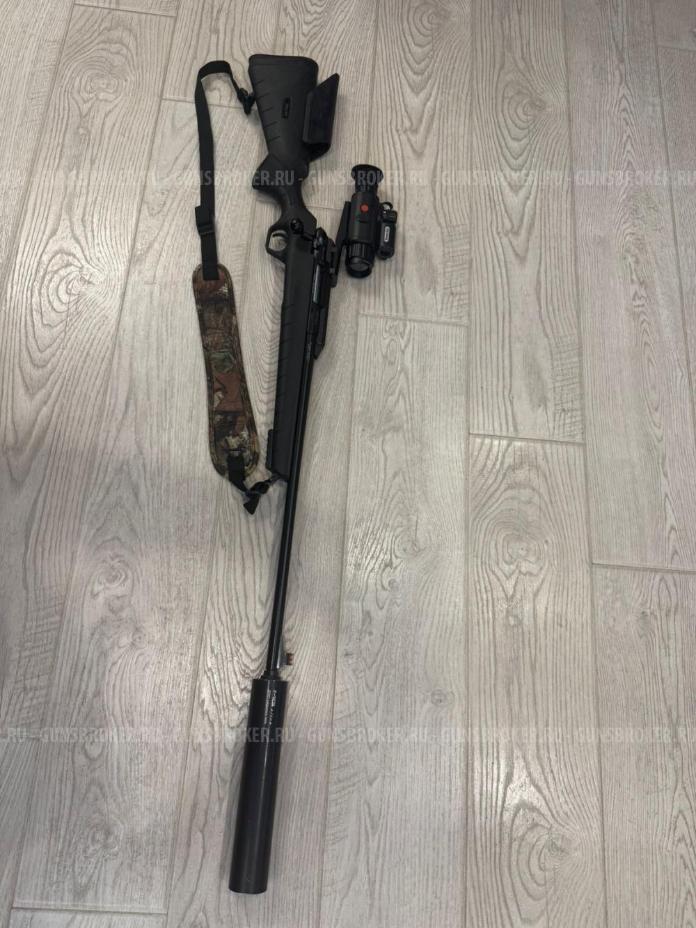 Карабин MONZA Synthetic Black (ложа черный пластик), 308Win, L=560