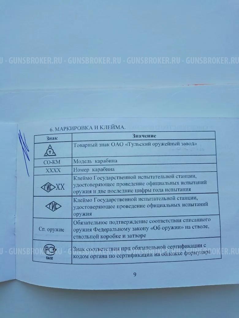 Карабин Мосина СХП охолощеный 1944