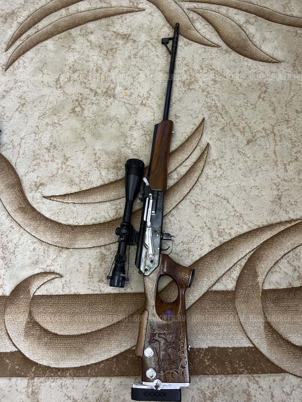 Карабин охотничий самозарядный модели «Вепрь-308» подарочный .СОК-95П ПС. С оптическим при