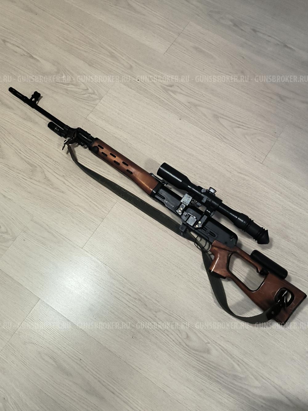 Карабин охотничий самозарядный "Тигр" с сейфом для хранения