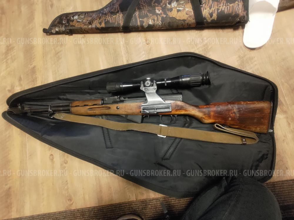 Карабин ОП СКС 7,62 с оптикой