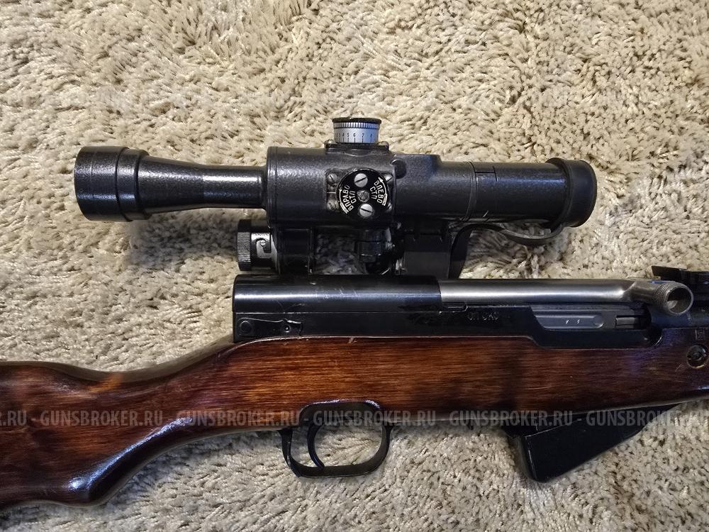 Карабин ОП-СКС с оптическим прицелом