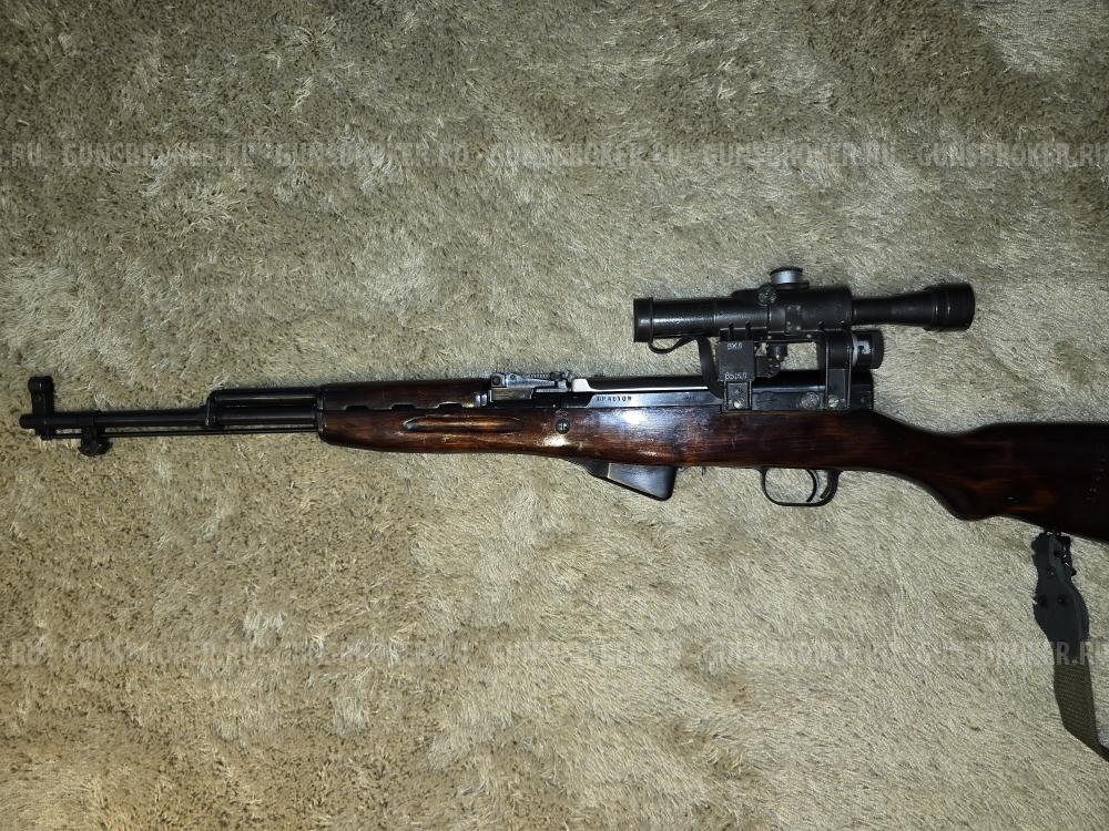 Карабин ОП-СКС с оптическим прицелом