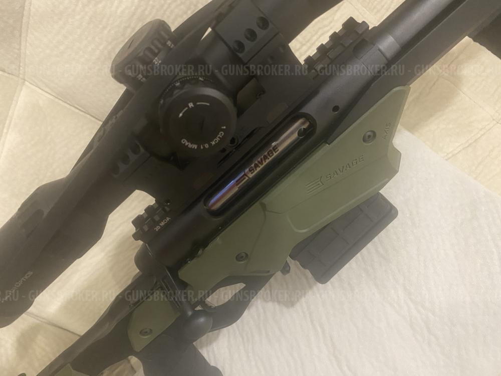 Карабин Savage AXIS II Precision 6,5 Creedmoor L=559 (твист 1-8, вивер 20MOA, алюминиевое шасси MDT)