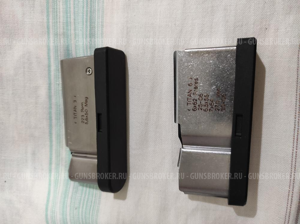 Карабин TITAN-6 Rossler с 3 стволами 30-06 sprg.; 9.3х62; 223 rem.