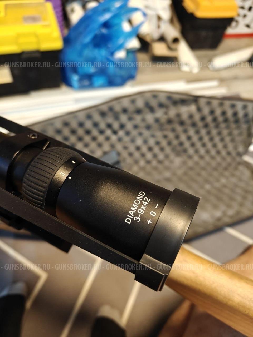 Карабин Вепрь калибр 7,62х54R с оптикой Nikko Stirling DIAMOND 3-9x42, кейс для оружия.