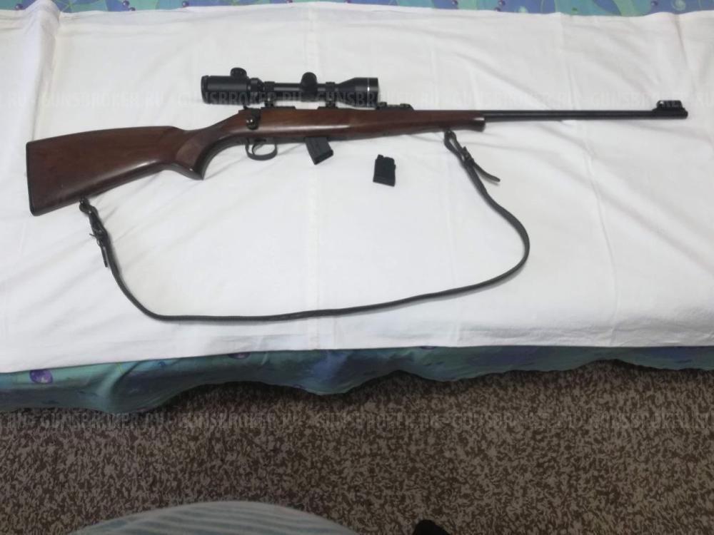 карабин ZKM-452 LUX калибр 5.6 мм с дополнительным железным магазином на 10 патронов