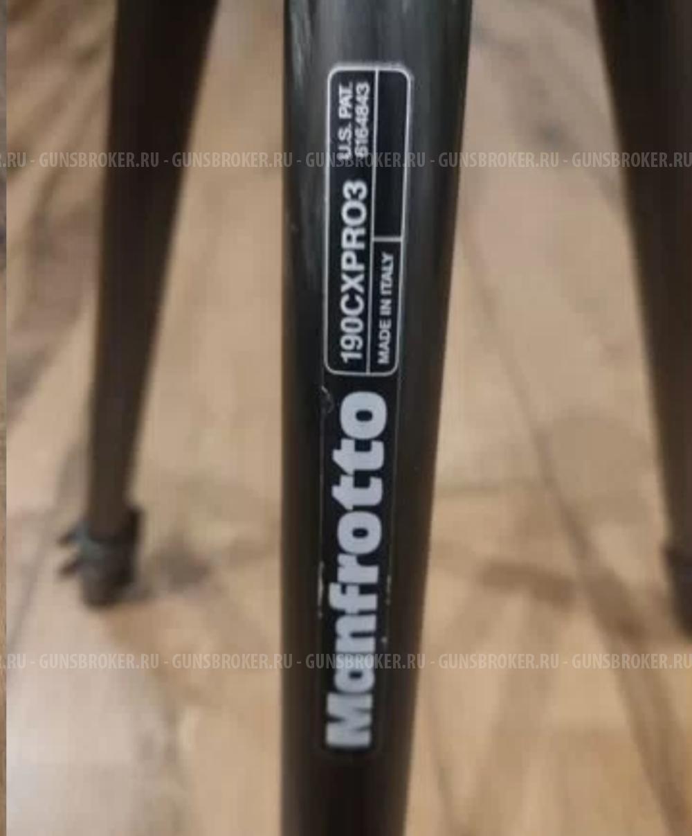 Карбоновый штатив  Manfrotto с упором 