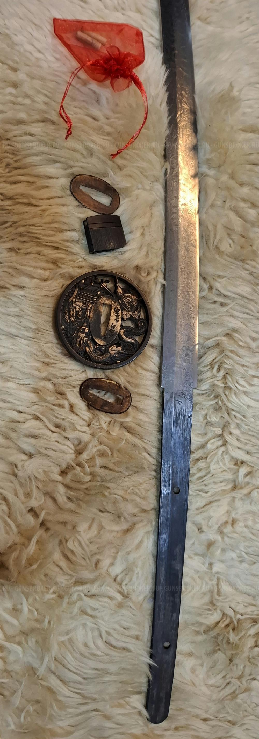 ПРОДАНА. Катана «Токугава» дамаск эксклюив