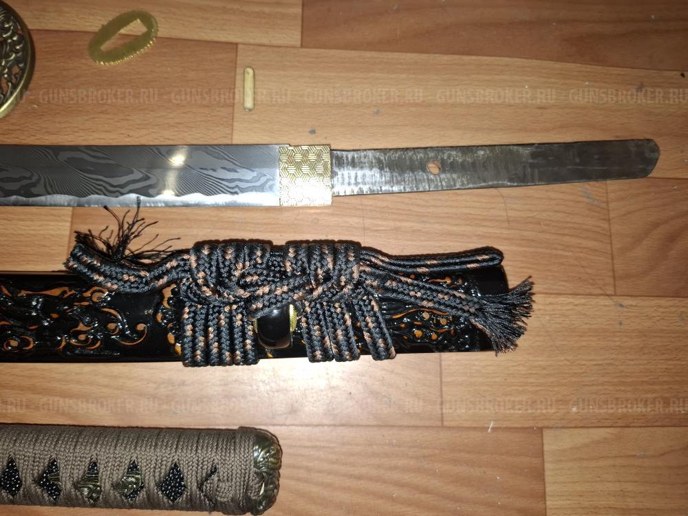 КАТАНА самурайский меч дамаск