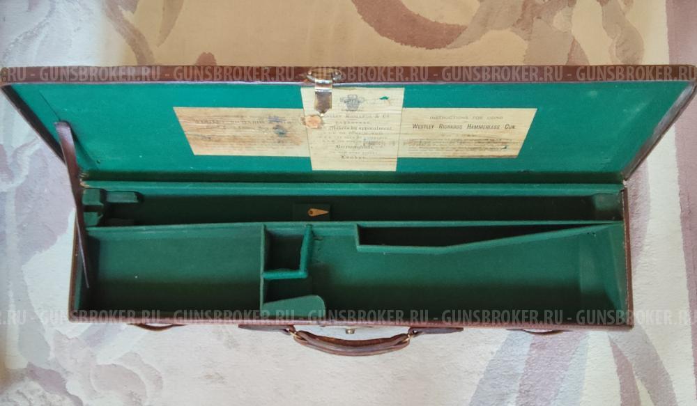  Кейс английский ,конец 19го начало 20 века, Westley Richards (Вестли Ричардс) 