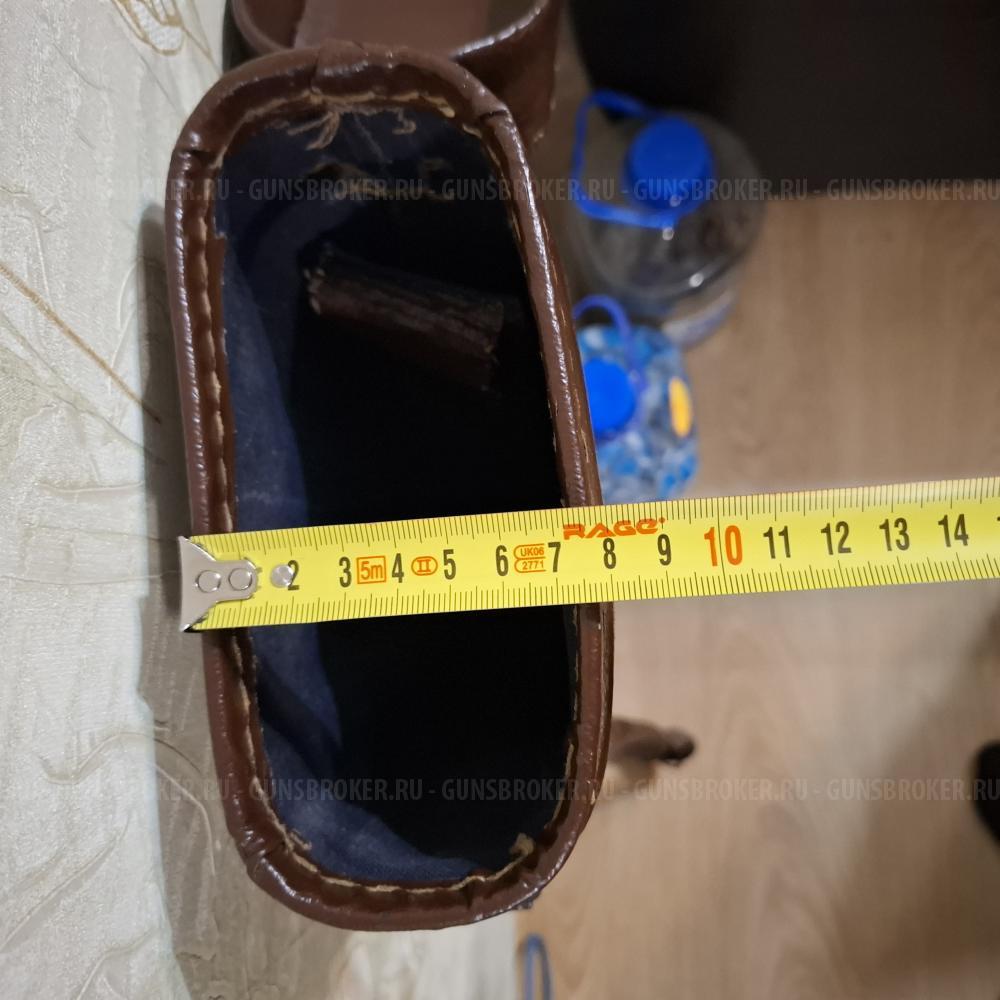 Кейс для охотничьего ружья кожаный жесткий СССР