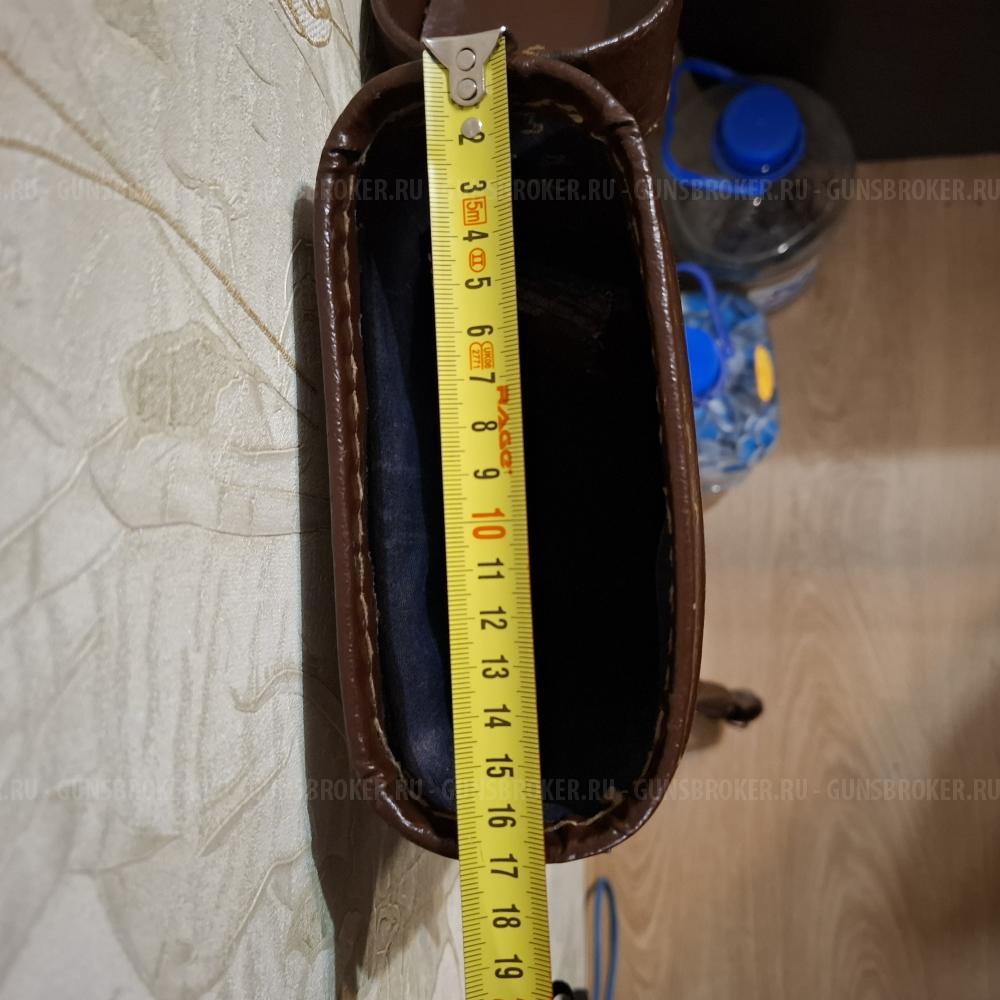 Кейс для охотничьего ружья кожаный жесткий СССР