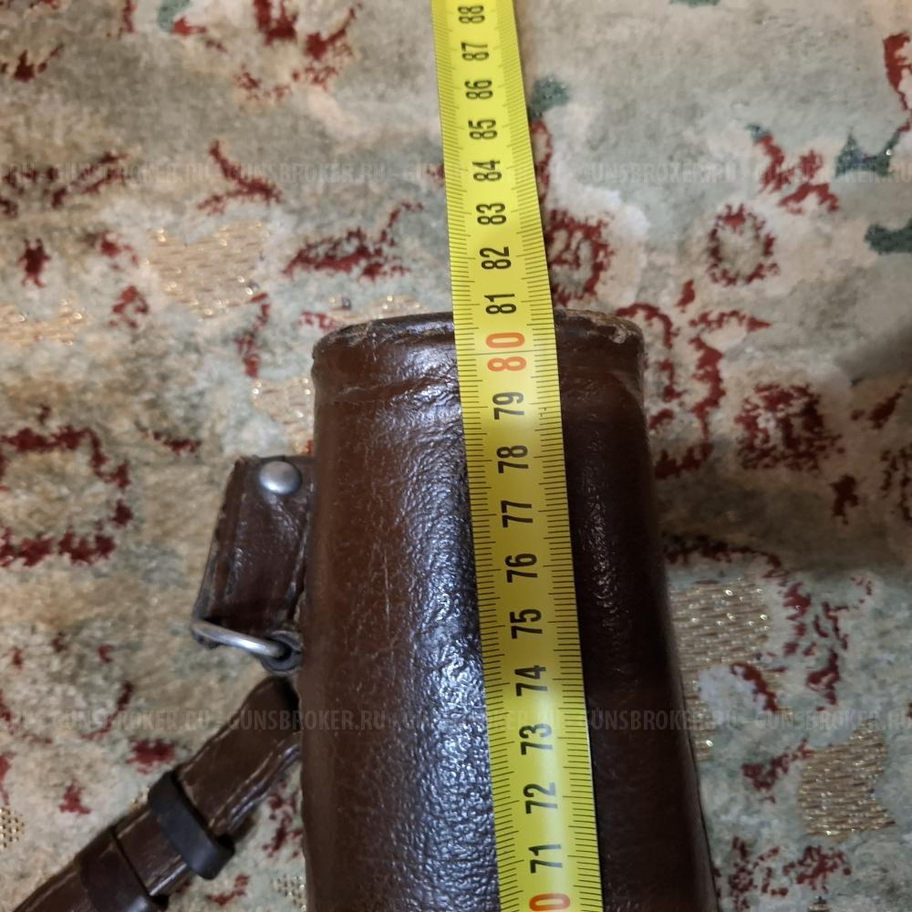 Кейс для охотничьего ружья кожаный жесткий СССР
