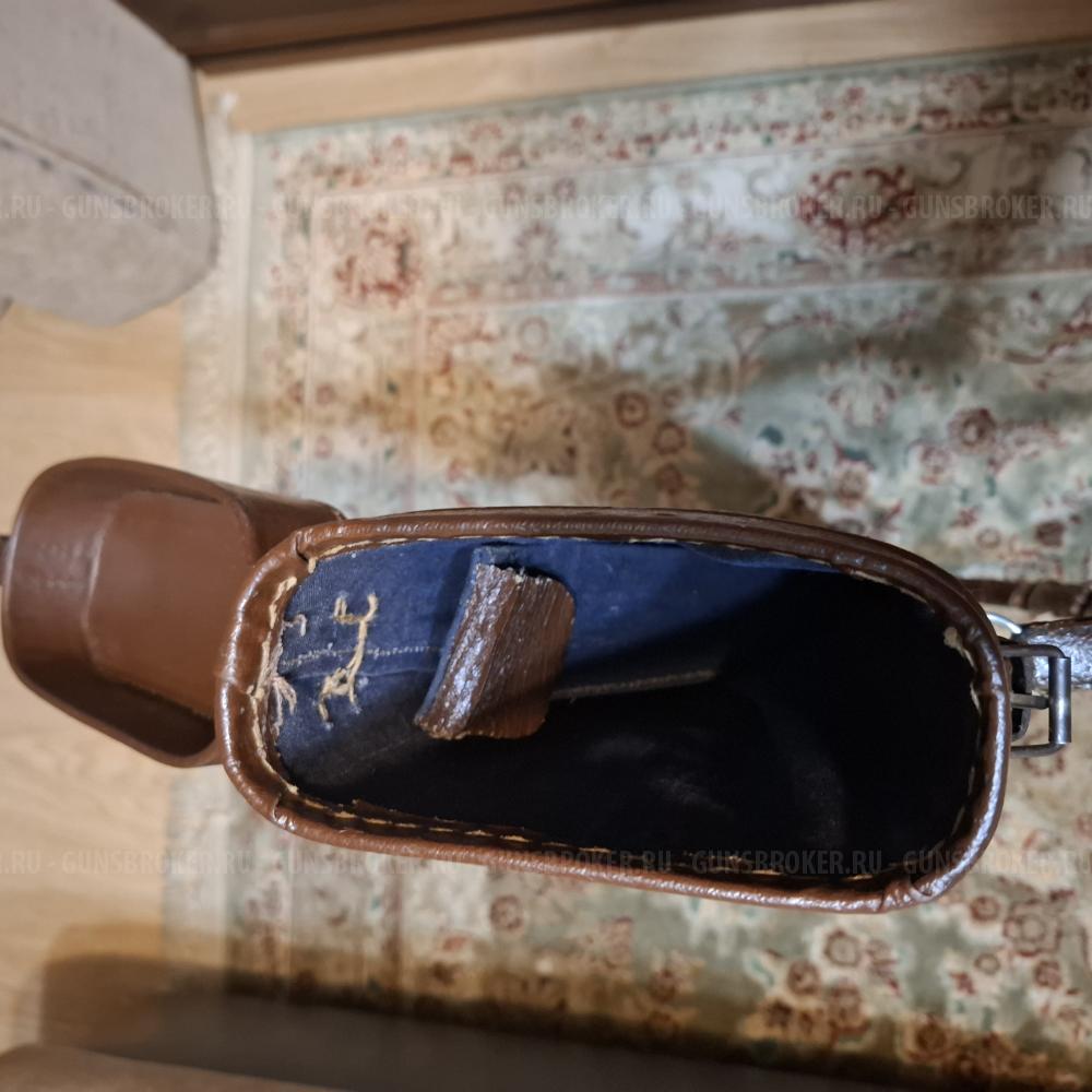 Кейс для охотничьего ружья кожаный жесткий СССР