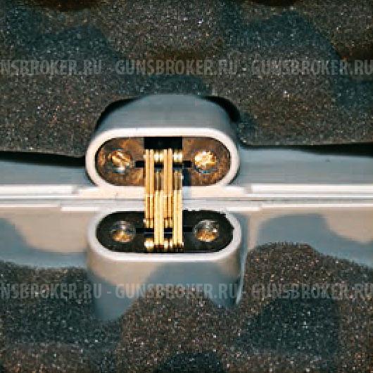 Кейс для ружья MegaLine, черный, пластик,4 клипсы, 97*25*10