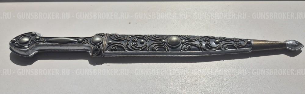 Кинжал нож Кавказ детский инкрустация скань декоративный