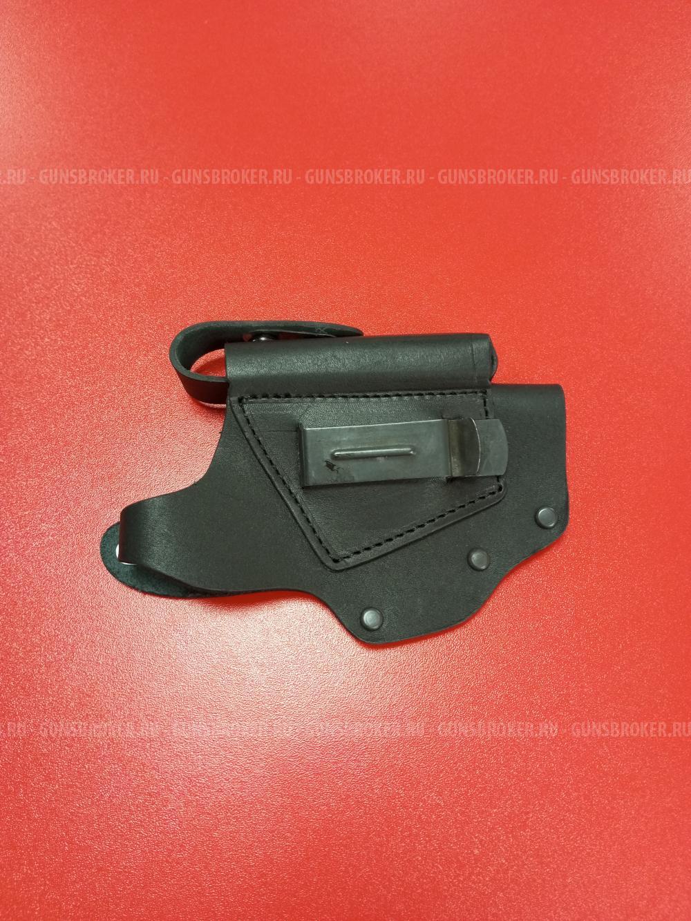 Кобура №1 поясная со скобой к пистолету ПМ с запасной обоймой (НОВАЯ)