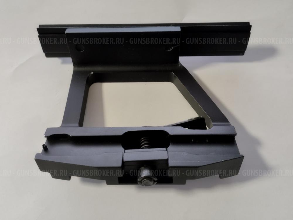 Быстросьёмные кронштейны на АК, Сайга Вепрь. Коллиматорный прицел