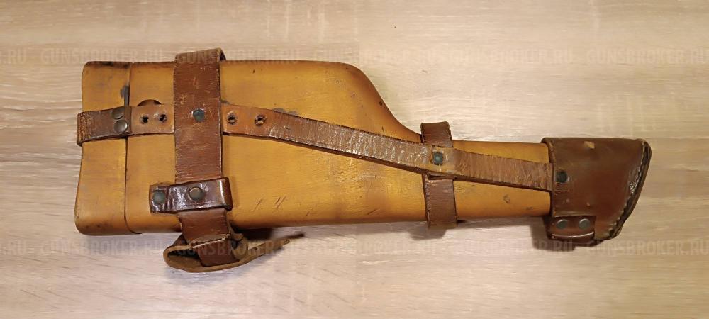 Кобура приклад деревянная с кожанным обвесом маузер С96 mauser c96