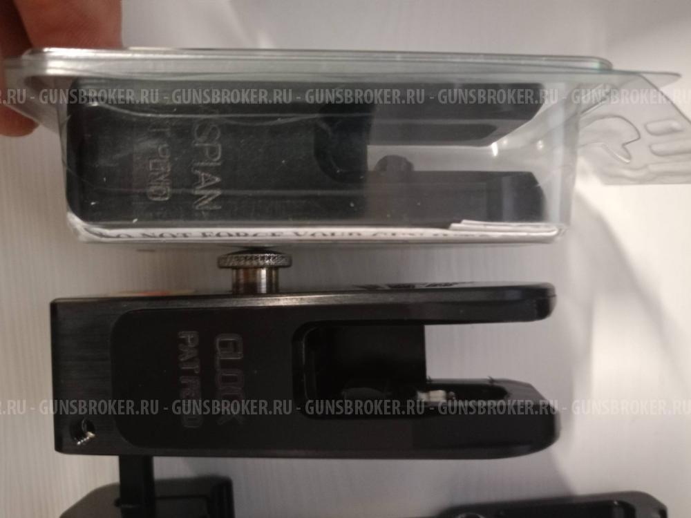 КОБУРЫ ТИПА RACER MASTER ДЛЯ ПИСТОЛЕТОВ МОД. GLOCK  И СМЕННЫЕ МАГНИТНЫЕ БЛОКИ