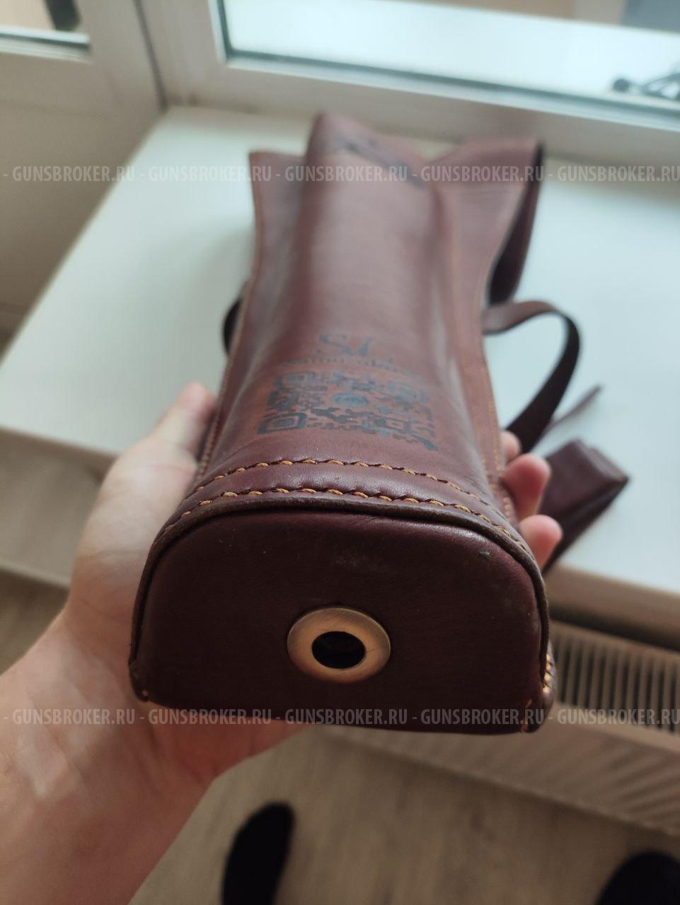 Кофр (чехол) из натуральной кожи для любого ружья