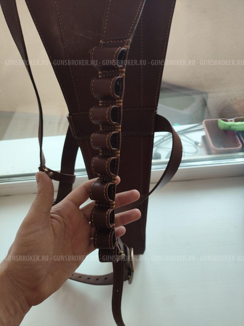 Кофр (чехол) из натуральной кожи для любого ружья