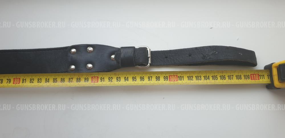 Кожаный ремень для ружья с антабкой