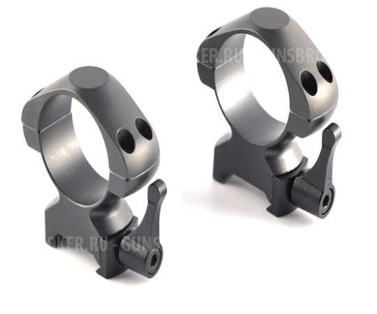 Кольца б/с Nikko Stirling Diamond QR на Weaver 30mm высокие (NSMQR30WH)