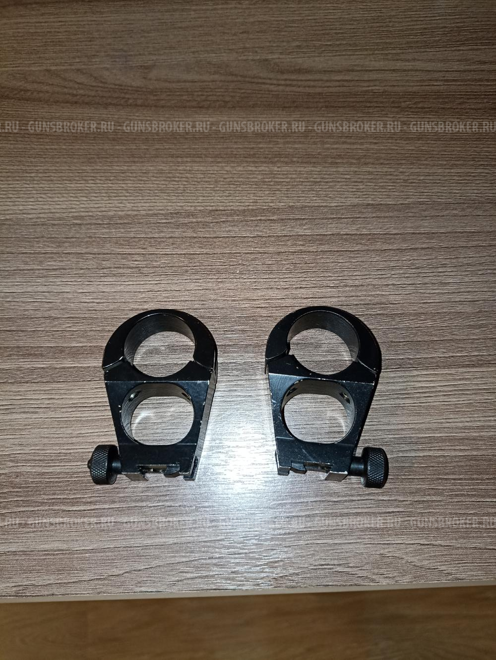 Кольца диаметром 25,4мм. на карабин Барс, Лось ласточкин хвост