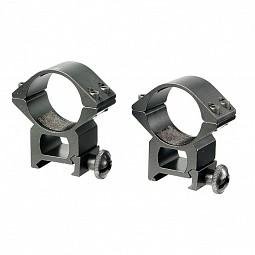 Кольца для прицела Veber 3021H weaver (30мм, высокие) с окошком 10мм