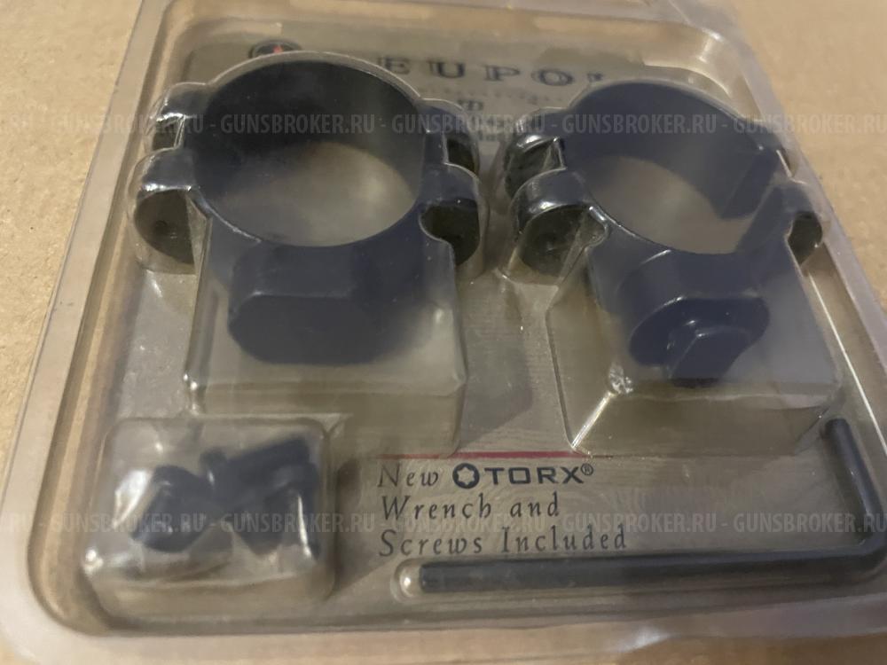 Прицел Schmidt & Bender 5-25x 56. Кольца крепления Leupold # 49959. Диаметр 30мм