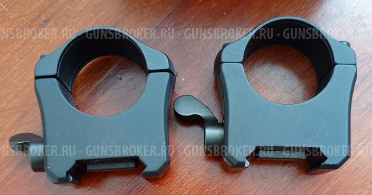 Кольца МАК на Weaver, 26 мм, низкие ВН 12 мм, быстросъемные