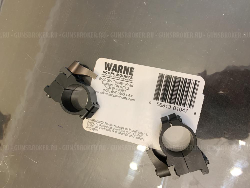 Кольца стальные Warne 25,4 на CZ 550 (оригинал)